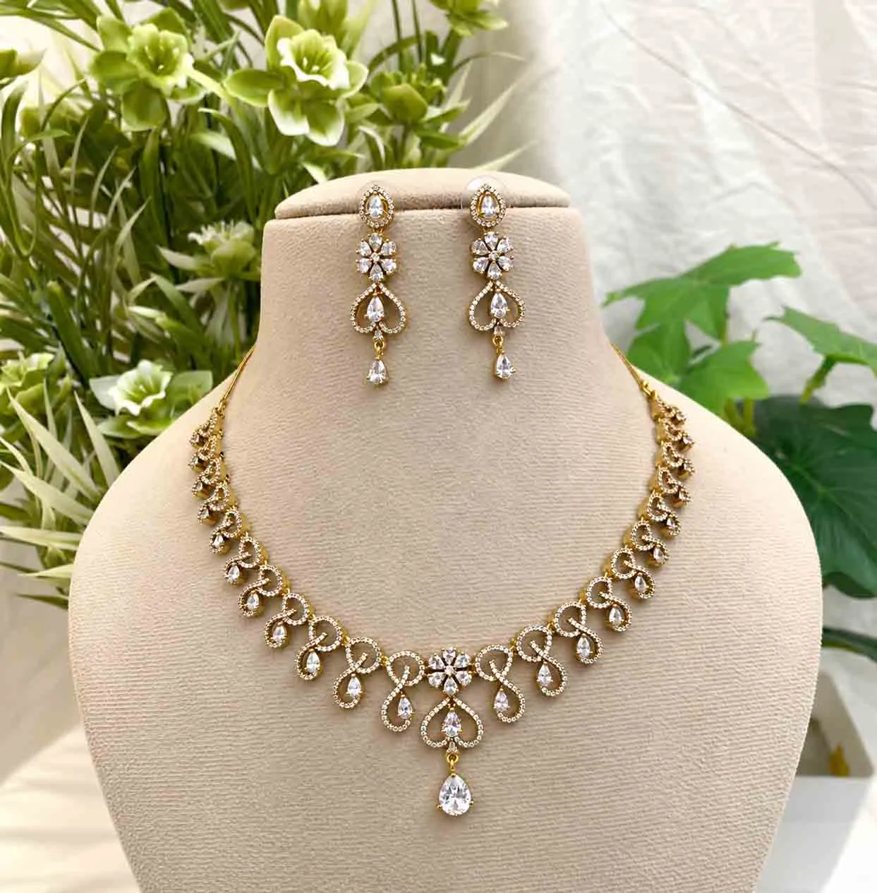Modern Christian Brdal Jewellery - Necklaces by Gleaming Glitz