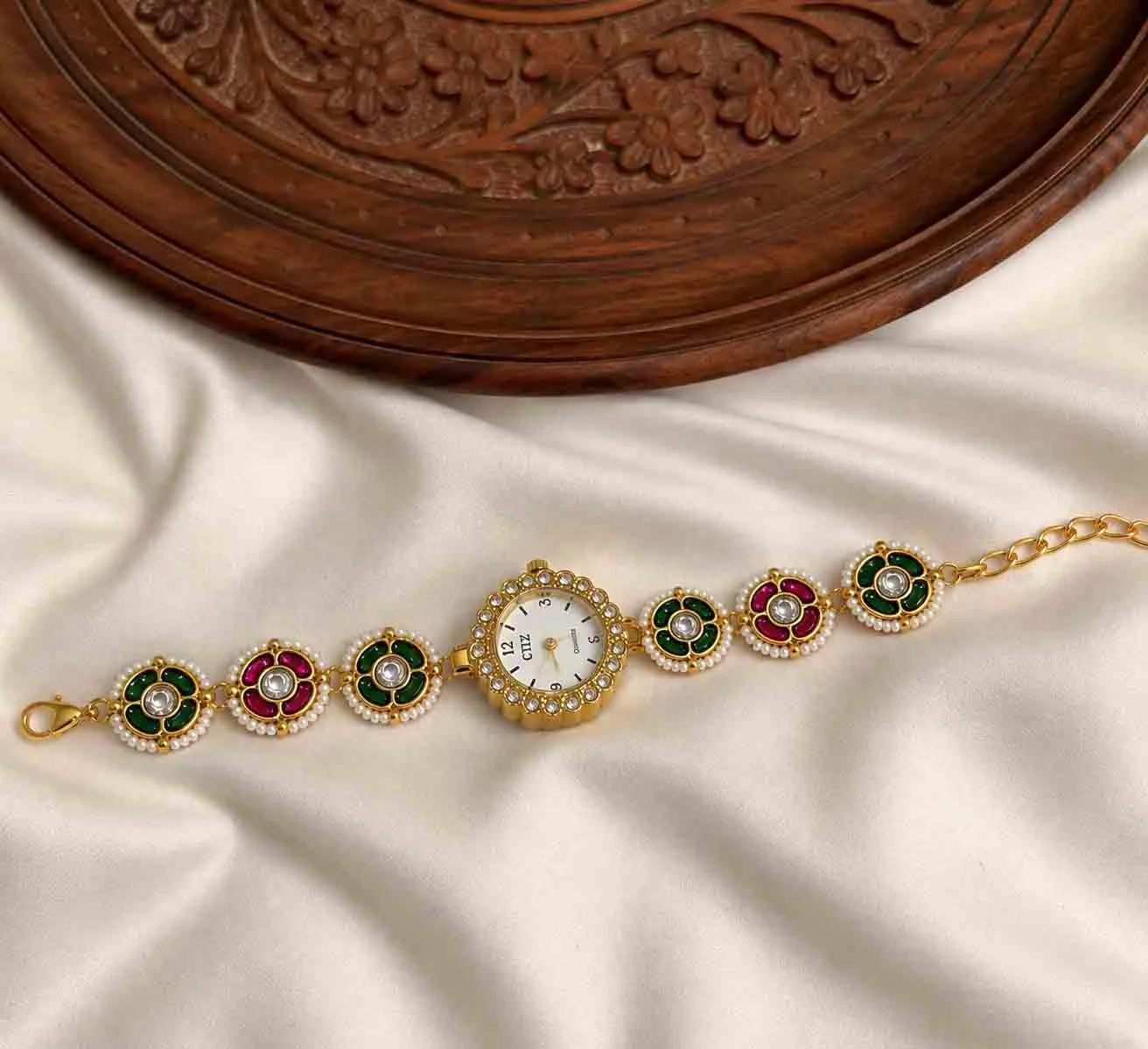 Premium Jadau Watch - Watches by Gleaming Glitz