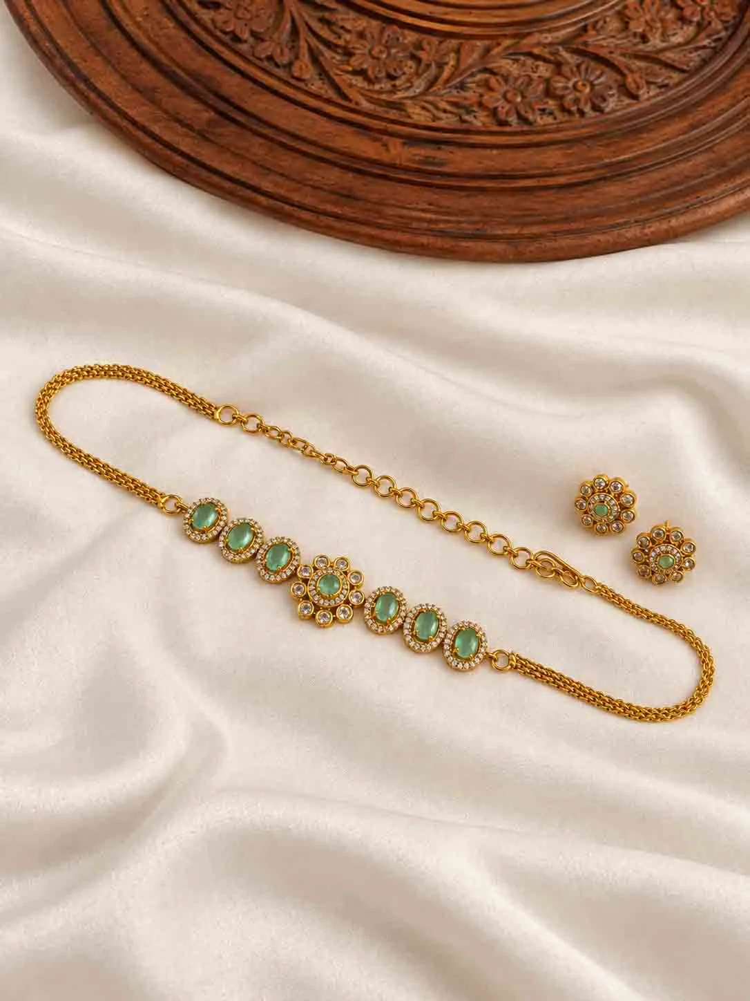 Turquoise Blue Simple Necklace